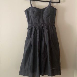 Club Monaco corset bustier strapless dress